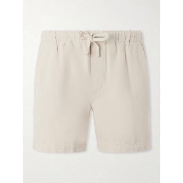 스트레이트 레그 코튼 캔버스 드로우스트링 쇼츠 46376663163073231