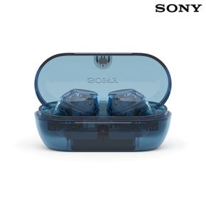 노이즈캔슬링 무선 이어폰 WF-C710N 글래스 블루