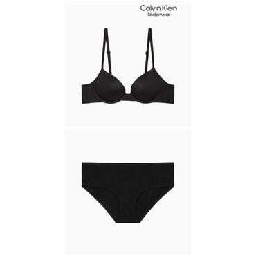 Calvin Klein Underwear 25SS 여성 퍼펙틀리 핏 AF 퍼펙트 푸쉬업 브라 힙스터 팬티 SET(QF7315AD-QF7822AD-UB1)
