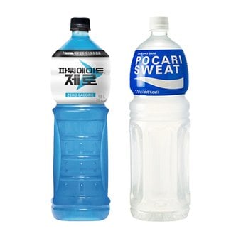  [한번에먹자] 파워에이드 제로 1.5L 3페트 + 포카리스웨트 1.5L 3페트, 총 6페트