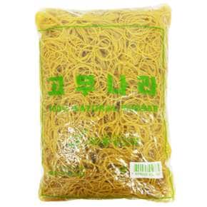 동양고무 고무밴드 1kg 노란 고무줄 70x1.3mm