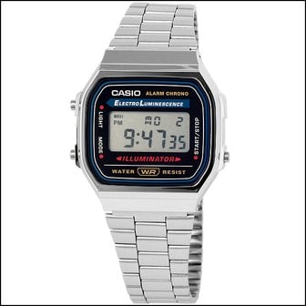 카시오 타임플래닛 CASIO A168WA-1 카시오 시계 메탈밴드_