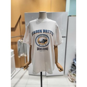 플라스틱아일랜드 [부산점] 프린트 루즈핏 티셔츠 (PQ2CH902)