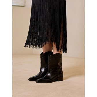 then [리퍼브]Sasha ankle boots / black