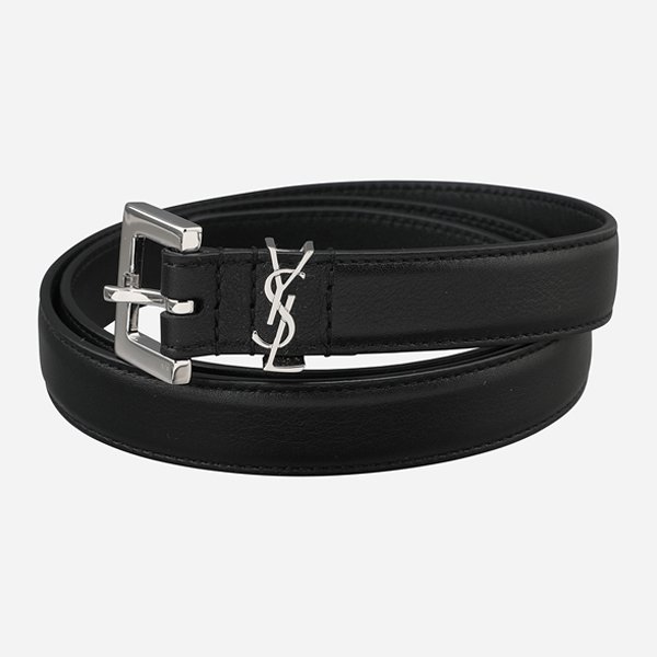 [시흥점] 5F 554465 BOO0N 1000 카산드라 슬림 벨트 실버 블랙