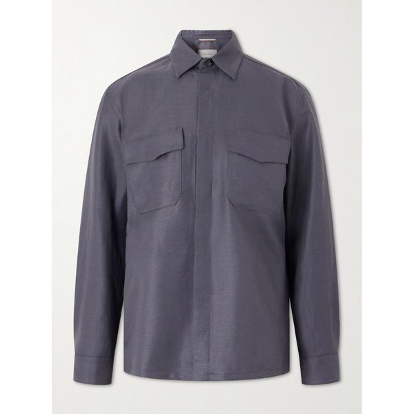 울 리넨 블렌드 트윌 셔츠 46376663163006792