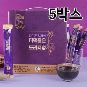 김오곤원장의 더덕품은 도라지청 15gX50포 5박스(총250포)/국산도라지/국산더덕