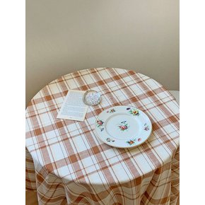 베어 체크 테이블보 식탁보