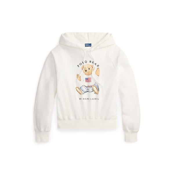 여성 슈렁큰핏 폴로 베어 테리 후디(WMPOKNINFB21050100)