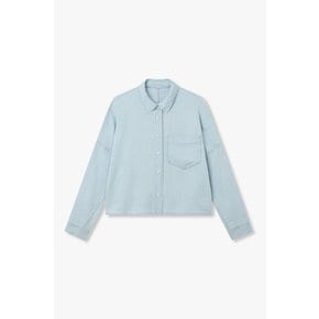 [부산점] 보브)) 썸머 크롭 데님 셔츠 (7126255108)