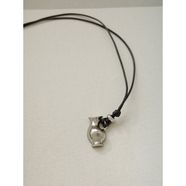 Printemps Vase Pendant Necklace Silver