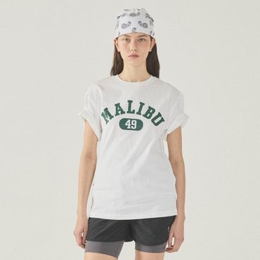 후아유 Varsity Logo T-shirt WHRPF3701U