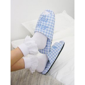 Dorothy Gingham Check Room Shoes (4color)