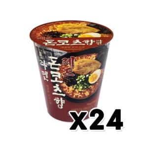 레드 돈코츠향 라멘 매콤한 컵라면 74g x 24개