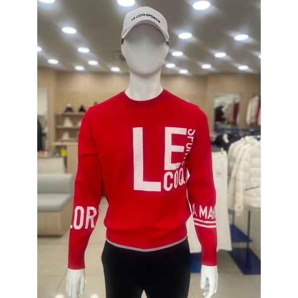 [여주점] _남성 콘트라스트 포인트 스웨터 GQ121MKP12 VIRE