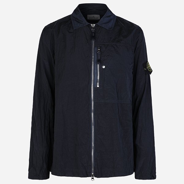 [시흥점] 5F 1200031 S0019 V0020 나일론 가먼트 다이드 오버셔츠 자켓 네이비