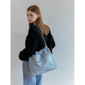 ANC DRAW CHAIN SHOULDER BAG_BLUE