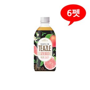 티즐 제로 자몽 블랙티 500mL X 6펫