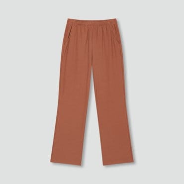 JAJU 25 S/S 신상품   JAJU  여 소프트 립 부츠컷 라운지 팬츠   J205102006