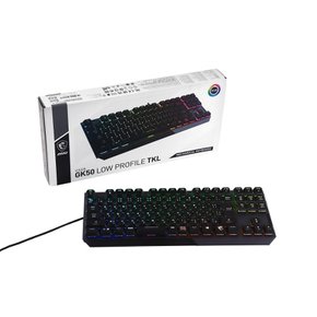 MSI VIGOR GK50 LOW PROFILE TKL KR USB 게이밍 키보드 숫자 키패드 KB595 블랙