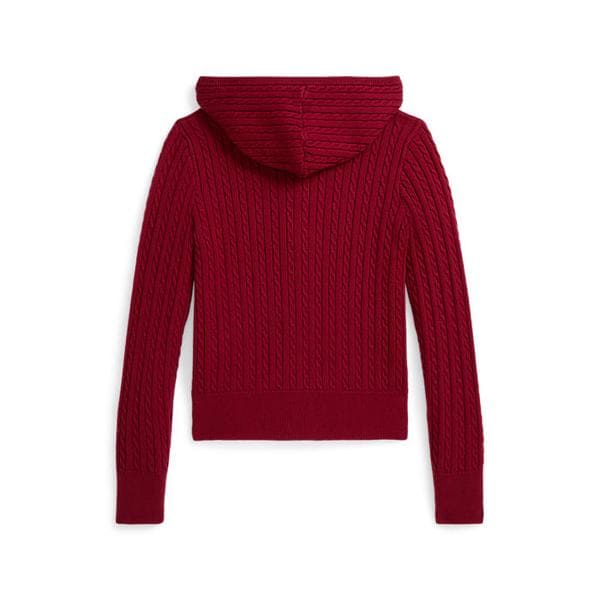 폴로 키즈 여아 7-16세 폴로 베어 코튼 풀 지퍼 스웨터(CWPOSWEG6820578600)