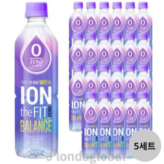  웅진 이온더핏 제로 밸런스 이온 음료 500ml 120개