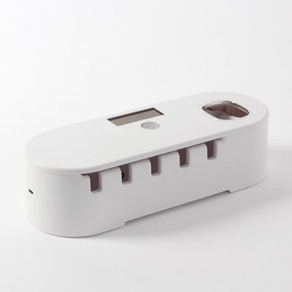 확대된 대표 태양광 충전 무선 칫솔 살균기 화이트 UVC LED