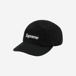 슈프림 워시드 치노 트윌 캠프캡 블랙 Supreme Washed Chino Twill Camp Cap Black