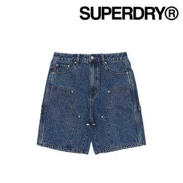 SUPERDRY 슈퍼드라이 데님 카펜터 버뮤다 쇼츠 (SDMLHCP01)