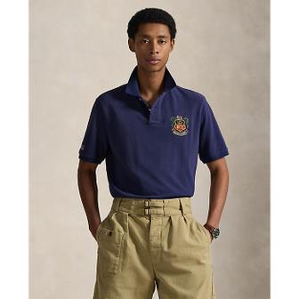 폴로 랄프 로렌 남성 클래식핏 임브로이더 메시 폴로 셔츠(MNPOKNI1N823960400)
