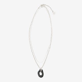 [정상가:78,000원] HOZE PUDDLE NECKLACE 2(퍼들 넥클레스 2)_SILVER