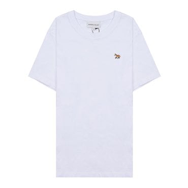 메종키츠네 [메종 키츠네] 여성 베이비 폭스 패치 레귤러 티셔츠 MW00110KJ0008 P100