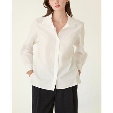 DKNY 코튼 베이직 셔츠 (DW2F1WBL001LM)