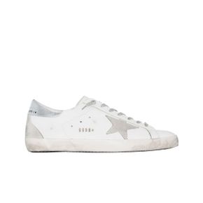 골든구스 슈퍼스타 화이트 실버탭 스니커즈 Golden Goose Superstar White Silver Heel Tab Snea