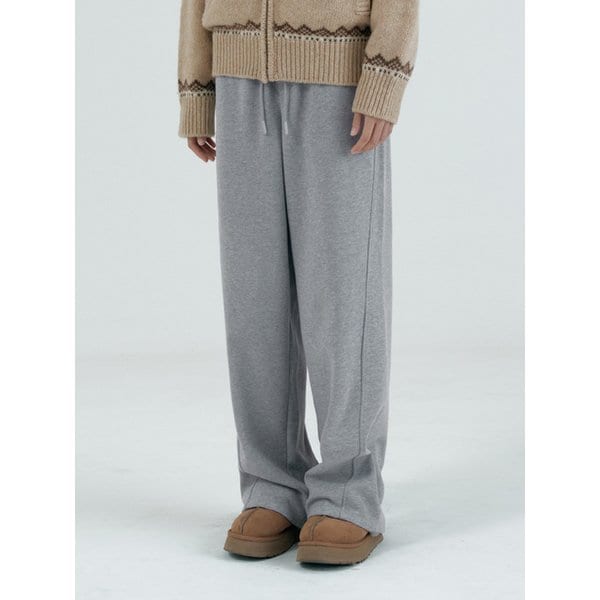 SIPT7175 아르코 코지 밴딩 팬츠_Melange gray