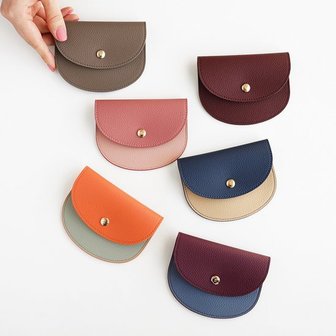 하이모리 인바이트엘 Halfmoon leather card wallet 카드지갑