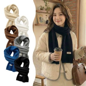 [1+1] 멜로우 소프트 머플러 남녀공용 니트 목도리 컬러5종