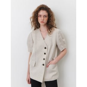 RTR LINEN HIDDEN POCKET BLAZER_2COLORS