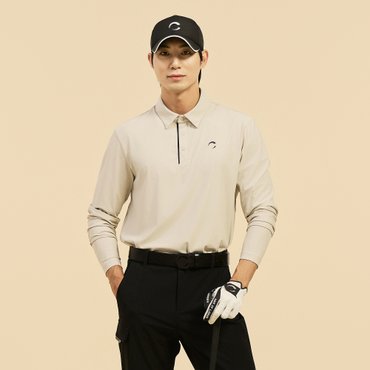 챌린저 남성 스트레치 배색 카라 티셔츠