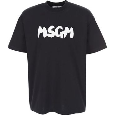 MSGM 엠에스지엠 클라우드 로고 반팔 티셔츠 3440MM201 237002 99