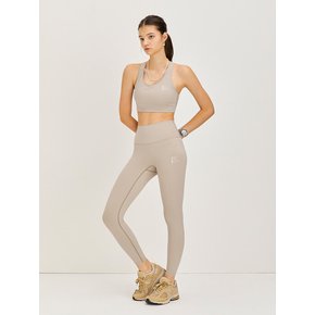 ATHLEISURE BRA-TOP BEIGE