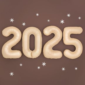 은박풍선세트 2025 대 [베이지] (SSG)