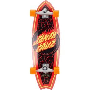 영국 산타크루즈 스케이트보드 Complete Cruiser Surf Wave Flame Dot Shark 9.85 x 31.52 17516