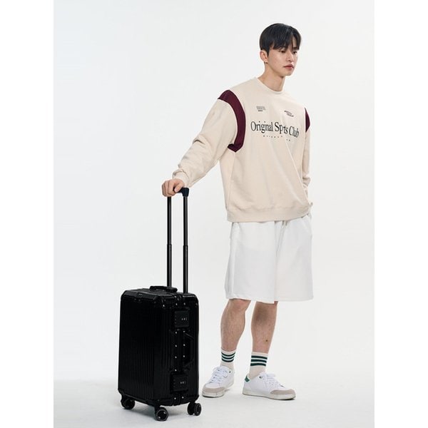 여행용 캐리어 솔리드 20인치 메탈블랙 기내용