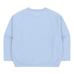 스카이블루라운드긴팔티셔츠 BZ17TS07SB