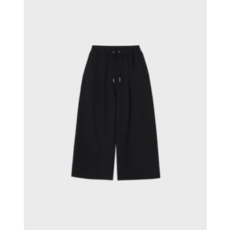 송지오 [파주점] [송지오우먼]지제로 팬서 와이드 크롭 팬츠 블랙 WI2PT922BK