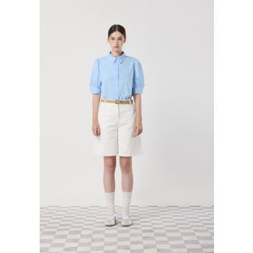 CC콜렉트 [씨씨콜렉트] 하프 슬리브 볼륨 셔링 셔츠C252MSC331