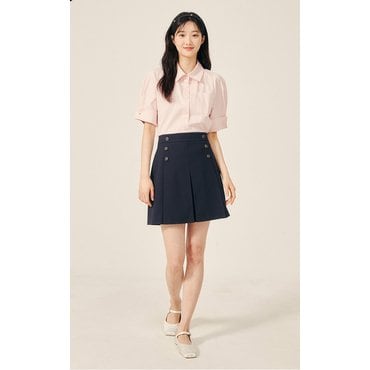 JJ지고트 버튼 장식 A라인 미니 스커트 GP5A0SK531