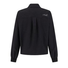 25 S/S 신상품 여성 엠보 심볼 스트레치 아우터형 셔츠(421E1TO304)