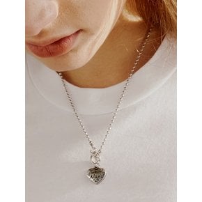 [Surgical] Heart & Toggle Necklace